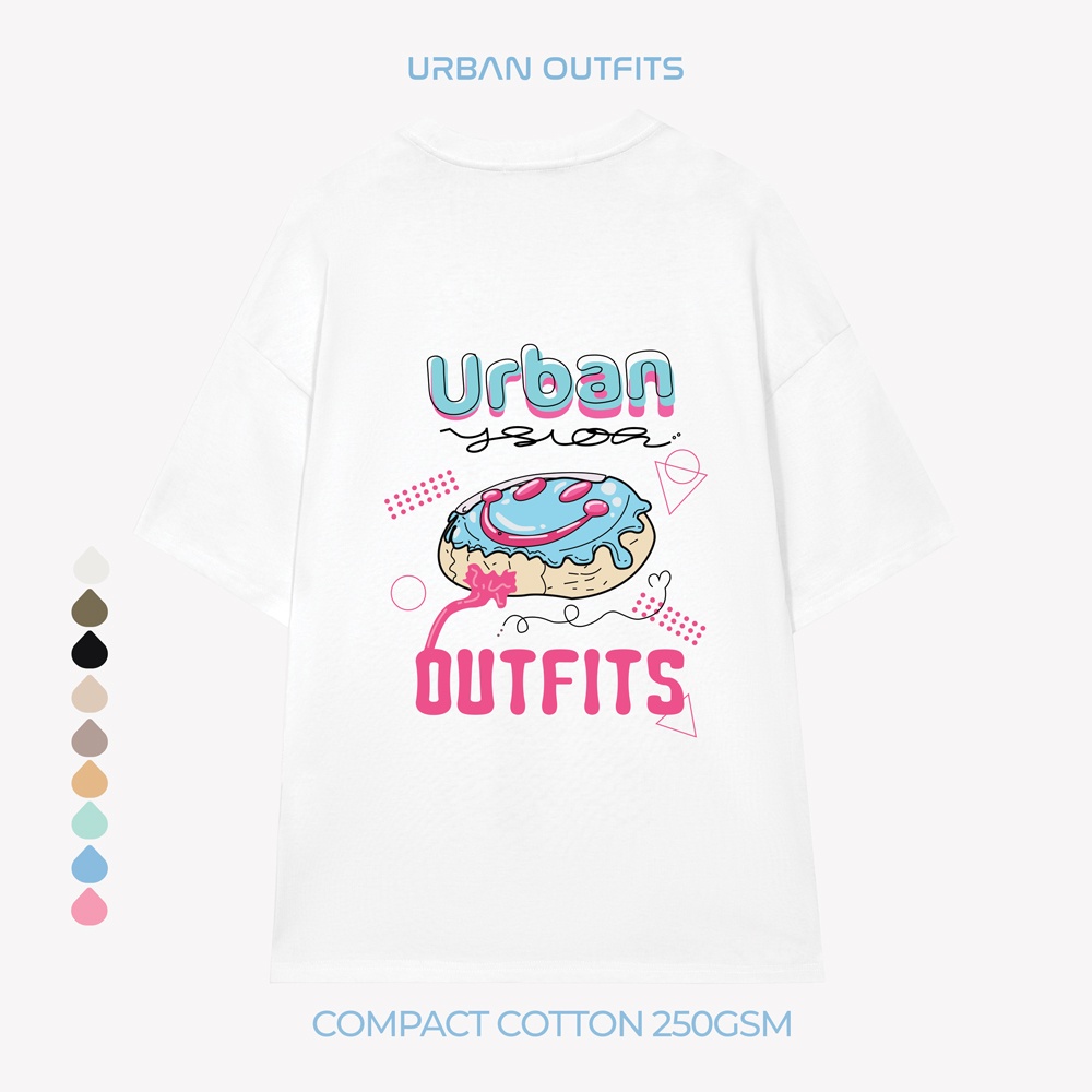 Áo Thun Tay Lỡ Form Rộng URBAN OUTFITS ATO153 Local Brand In Hình ver 2.0 Chất Vải 100% Compact Cotton 250GSM