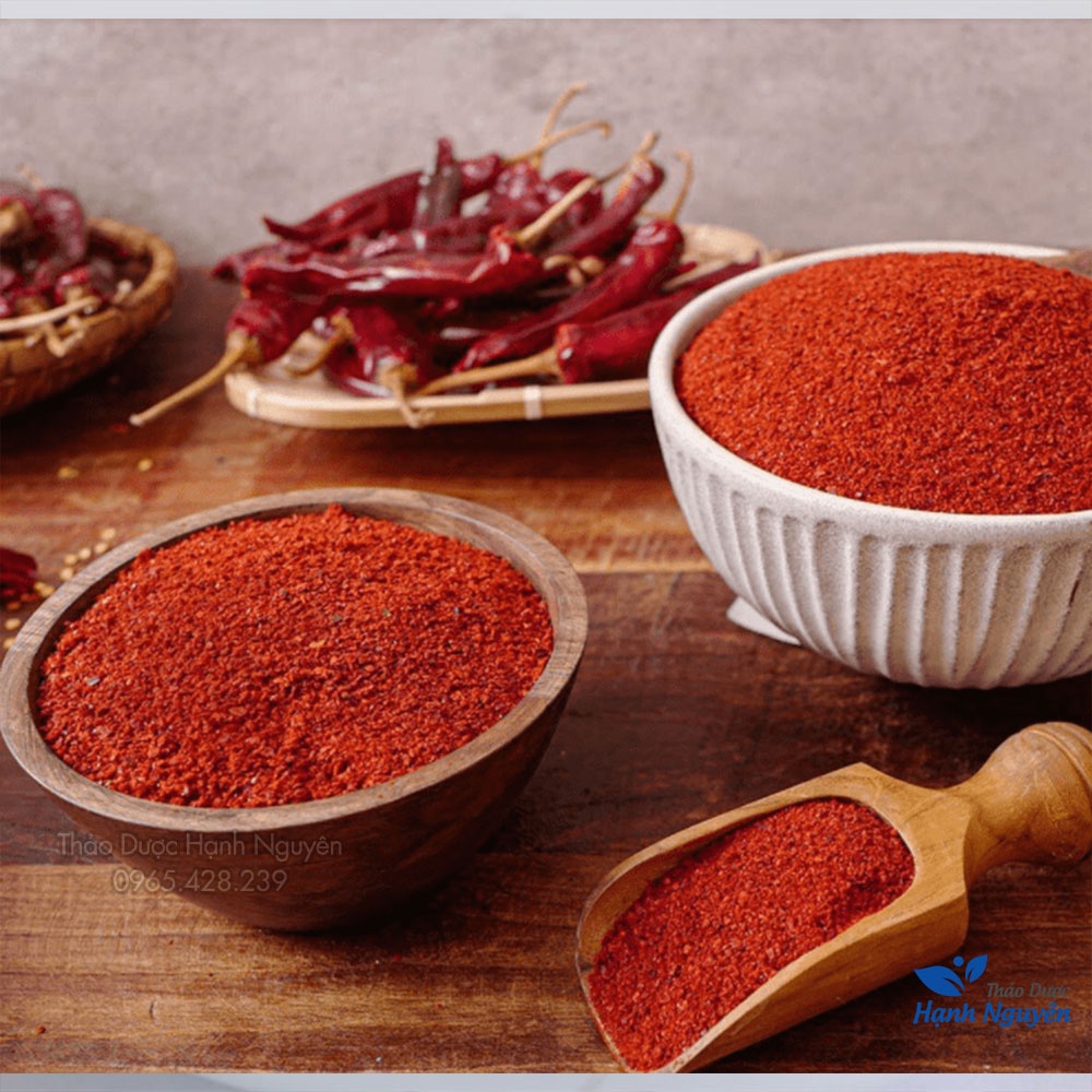 Bột ớt cay thơm nguyên chất 100g (Nguyên liệu nấu món ăn Hàn Quốc) - Thảo Dược Hạnh Nguyên