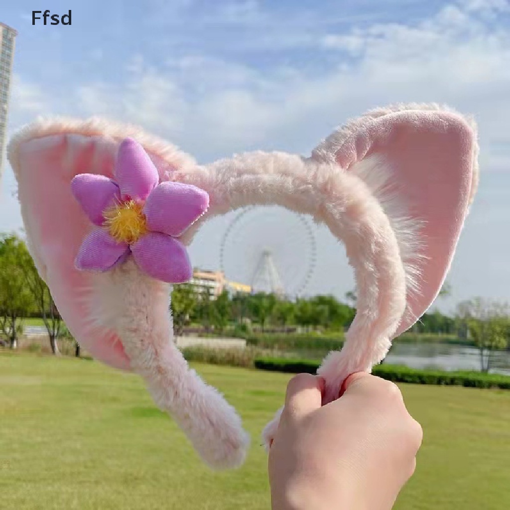 {Ffsd} Dây Cột Tóc Lông Nhung Nhỏ Nhắn Hình Cáo Linabell Fox Stellalou Duffy Bắt Nơ * Nóng Bỏng