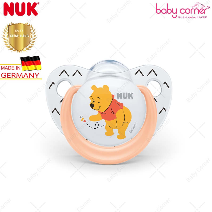 Bộ 2 Ty Ngậm NUK Sleeptime Silicone Disney Cho Bé 0 - 6 Tháng