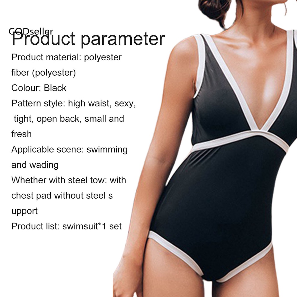 Bộ Đồ Bơi Bikini Mềm Cổ Chữ V Khoét Sâu Ôm Dáng Cho Nữ | BigBuy360 - bigbuy360.vn