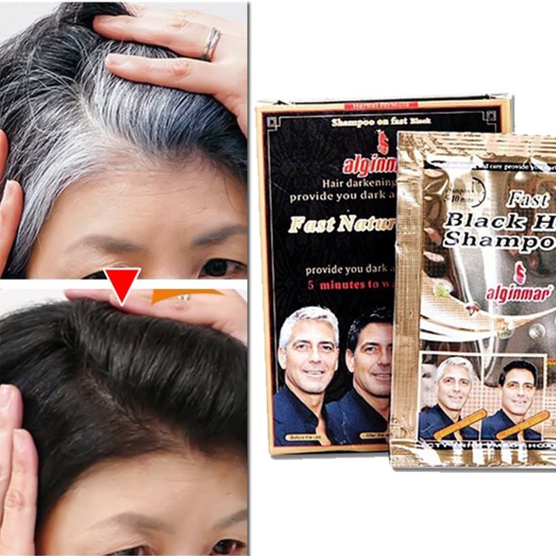 Dầu gội đen tóc Yicaoten Fast Black Hair Shampoo 30ml