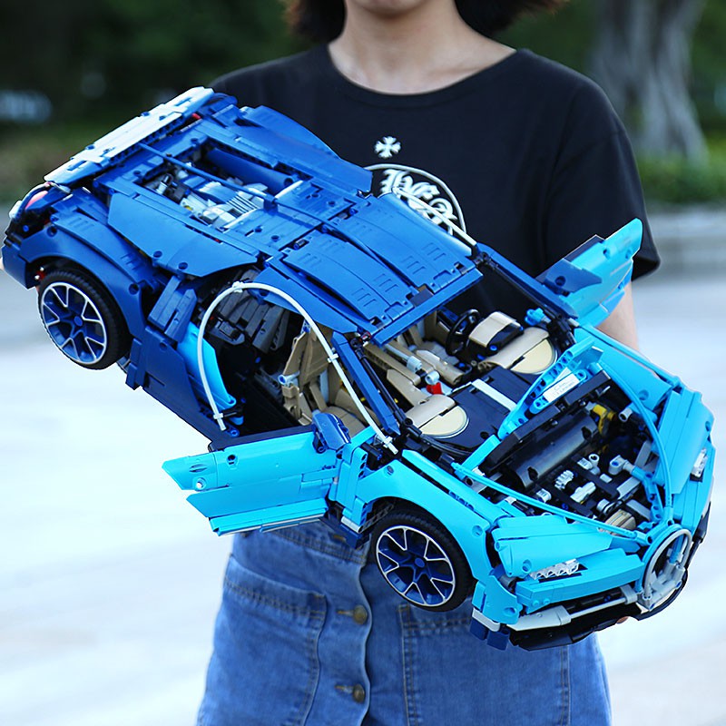 90088 Lắp ghép Mô hình siêu xe Bugatti - Đồ chơi Xếp hình Technic 42083 Bugatti Chiron Lepin 20086