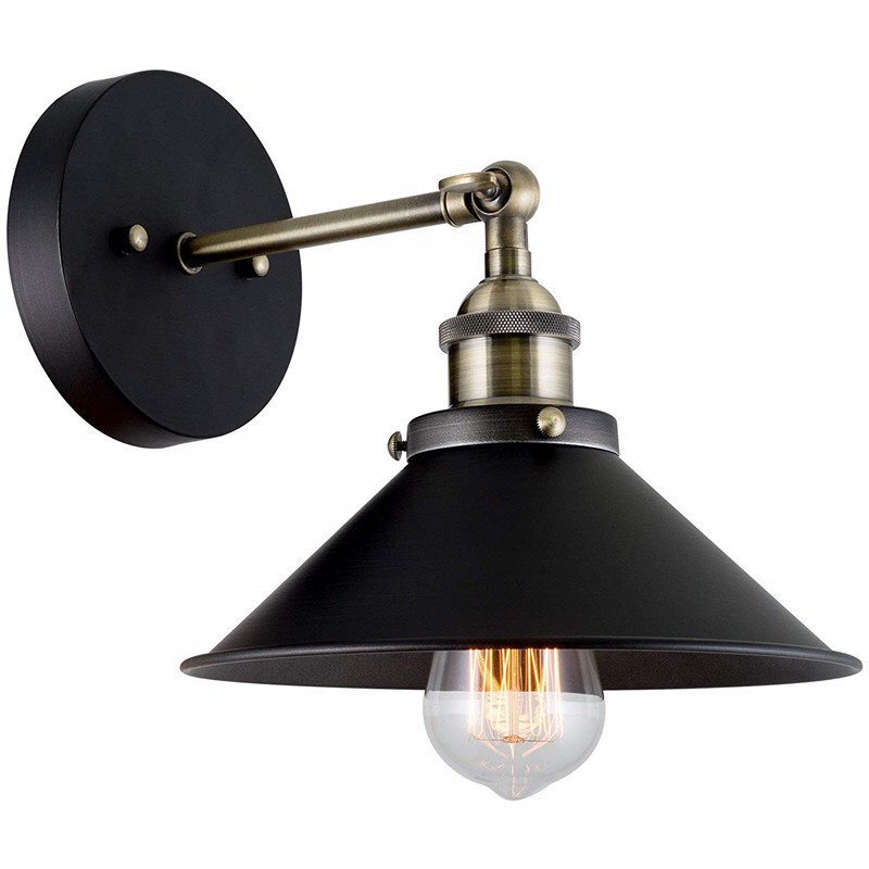 Đèn vách, đèn tường: Mẫu đèn vách bóng Edison trang trí Mã 1002W