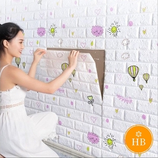 Xốp dán tường chống ẩm chống ẩm hiệu ứng 3D trang trí nhà cửa khổ 35x30cm