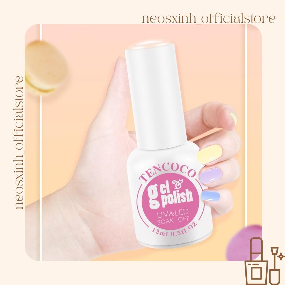 Sơn Gel Tencoco Macaron 12ml Màu Kẹo Pastel TENCOCO - Neosxinh Nails