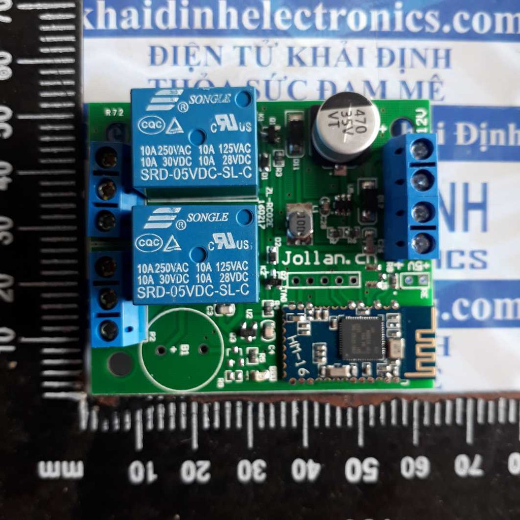 module 2 relay, điều khiển thiết bị qua bluetooth 4.1 ZL-RC02 kde3467