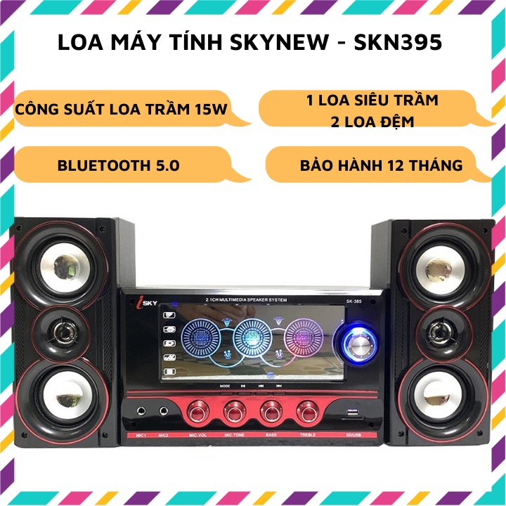 Loa Vi Tính Hát Karaoke Có Kết Nối Bluetooth USB SKYNEW - SKN395