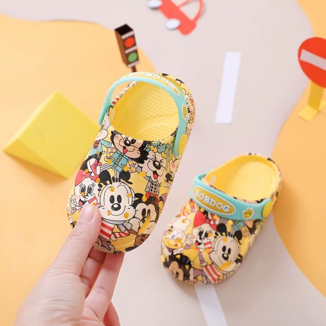 Dép sục cho bé [Sale sốc] BOBDOG Mickey siêu mềm siêu êm mã SB1