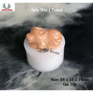 Khuôn Epoxy Resin: Khuôn Con Trâu (Sửu).Dành cho các bạn tưởi Sửu làm dây chuyền, lắc tay, móc khóa..