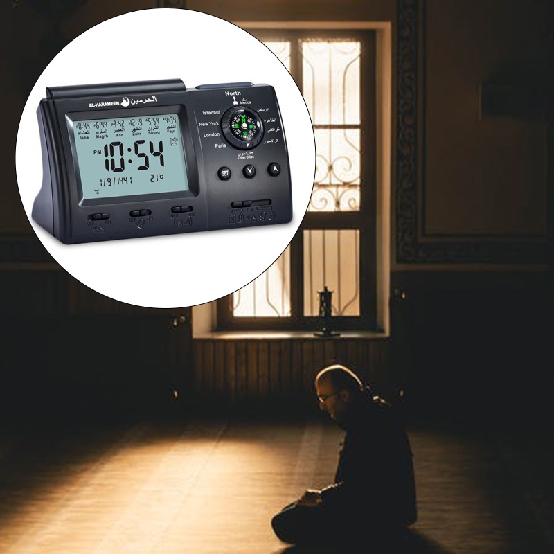 Đồng Hồ Báo Thức Để Bàn Phong Cách Hồi Giáo Bền Bỉ