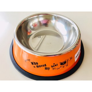 Chén ăn inox cho chó mèo