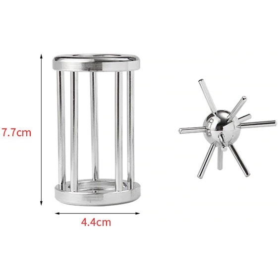 Đồ chơi trí tuệ_Thử thách trí não_Ball in Cage / Hedgehog in Cage - Hanayama Puzzle_Hack não & Xoắn não_IQ Toys