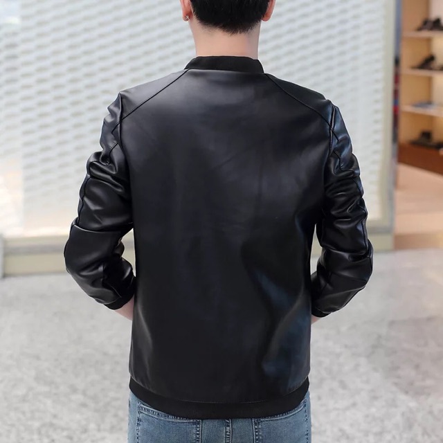 [TẶNG COMBO BAO LÌ XÌ]-ÁO KHOÁC DA NAM VIỀN TAY | BigBuy360 - bigbuy360.vn