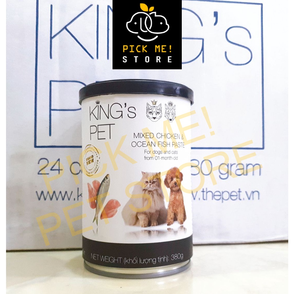 Pate Lon King's Pet Kingpet (380gr) -  King Pet Cho Chó Mèo