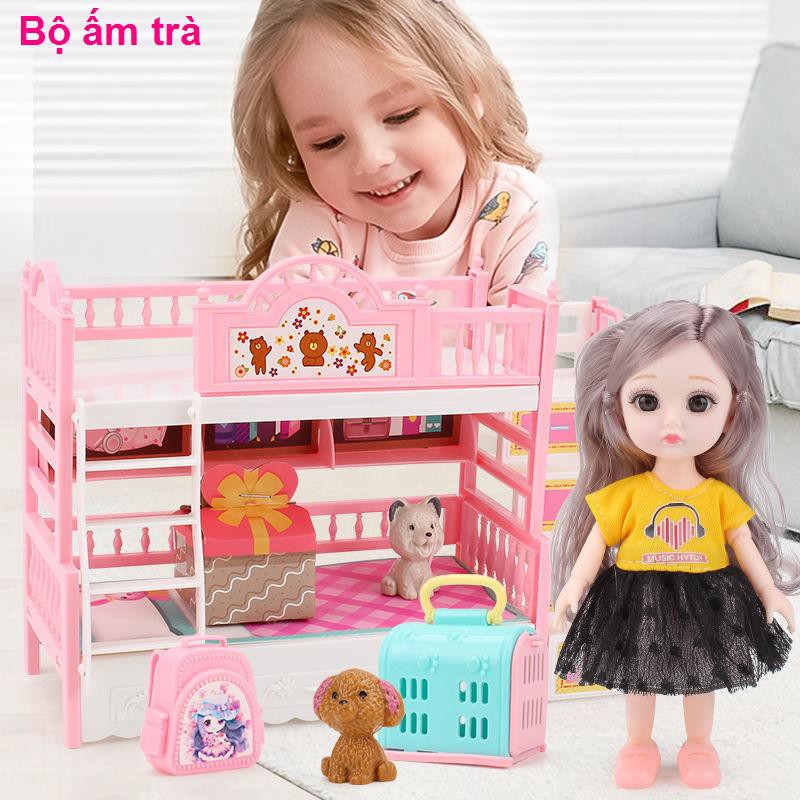 đồ chơi nhà bếpBarbie big suit girl công chúa baby cute búp bê bjd trẻ em đồ chơi cho bé gái 3 6 tuổi món quà