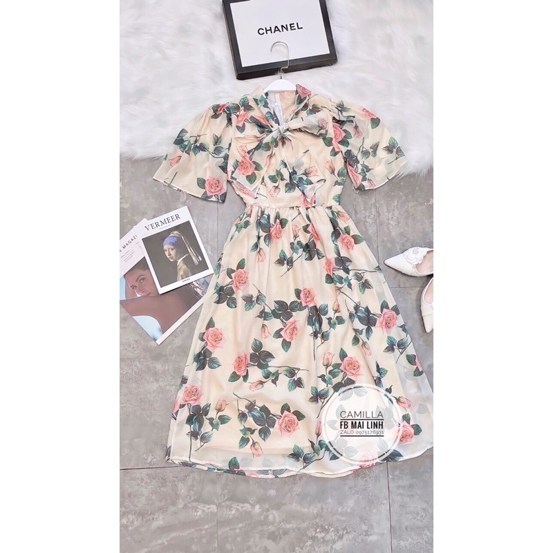 ⚡️BÁN SỈ⚡️Đầm hoa xoè tay cánh tiên hoa xanh | BigBuy360 - bigbuy360.vn