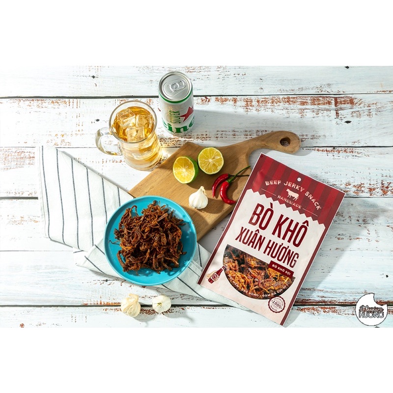 Khô bò khô sợi loại 1, thịt bò khô xé sợi vị cay Xuân Hương siêu ngon 55g | BigBuy360 - bigbuy360.vn