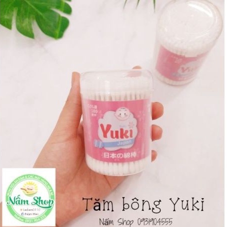 Tăm bông ngoáy tai trẻ em Yuki mềm mại cao cấp Nhật Bản