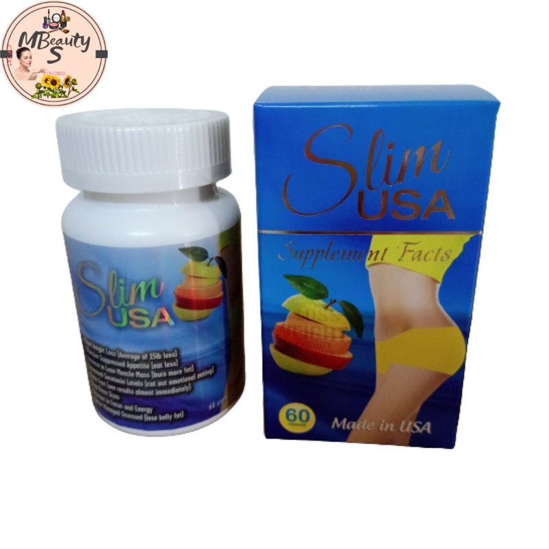 Viên uống giảm cân an toàn Slim USA 60 viên
