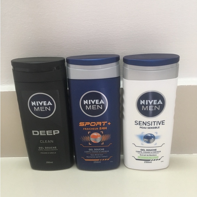 Sữa tắm gội dành cho nam NIVEA Men 250ml