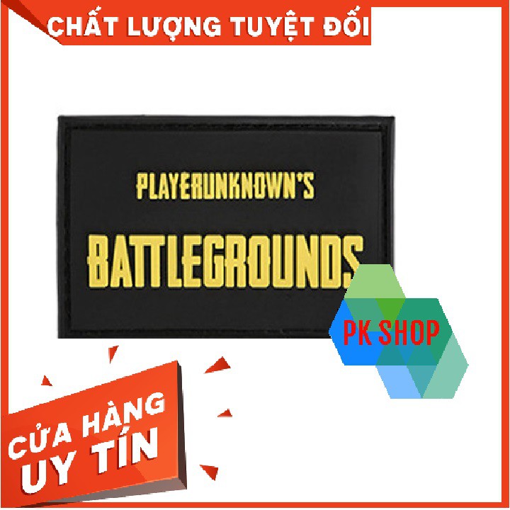Miếng Logo Phù Hiệu PUBG Dán Balo Túi - PATH-PUBG