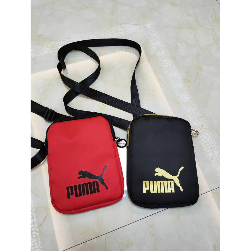 Túi Đeo Chéo Mini Vải Canvas In Logo Puma Thời Trang Cá Tính Cho Nam Nữ