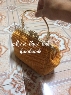 Túi khung vương miện handmade