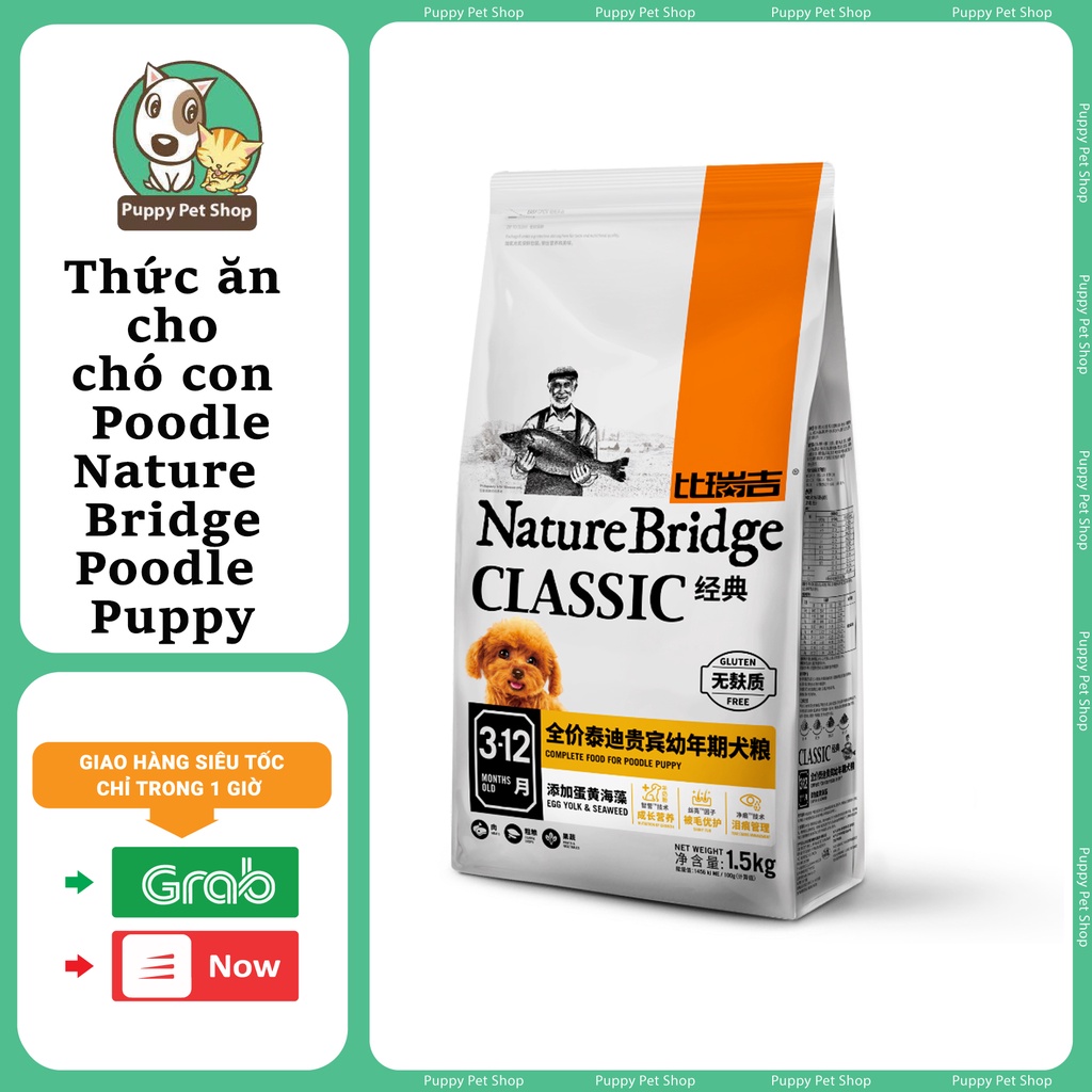 Thức Ăn Hạt Nature Bridge Dành Riêng Cho Chó Poodle