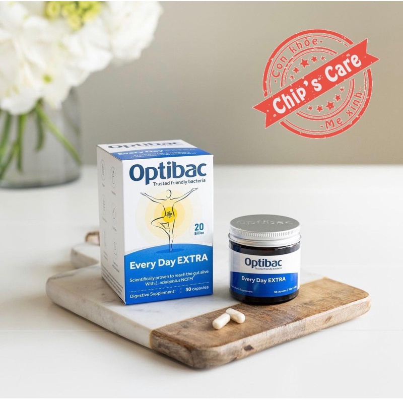 Men vi sinh Optibac for Daily Wellbeing every day Extra Strengh