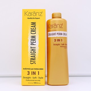 Kem Duỗi phủ lụa thông minh 3 IN 1 Karanz Straight Perm Cream 1000ml
