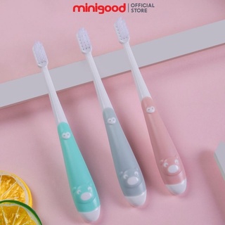 Bàn chải đánh răng trẻ em hình gấu MINIGOOD Combo 3 cây