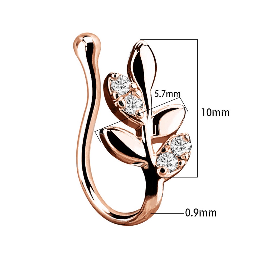 1 Khuyên Mũi Đính Đá Thời Trang