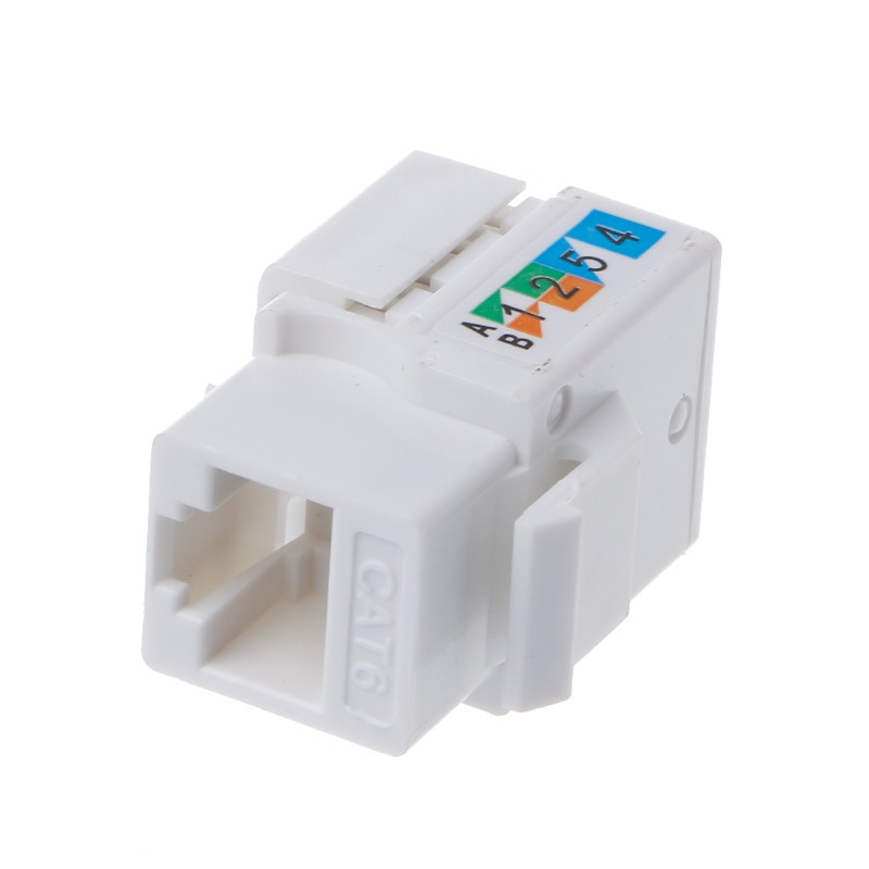 Đầu cắm dây mạng màu trắng RJ45 CAT6