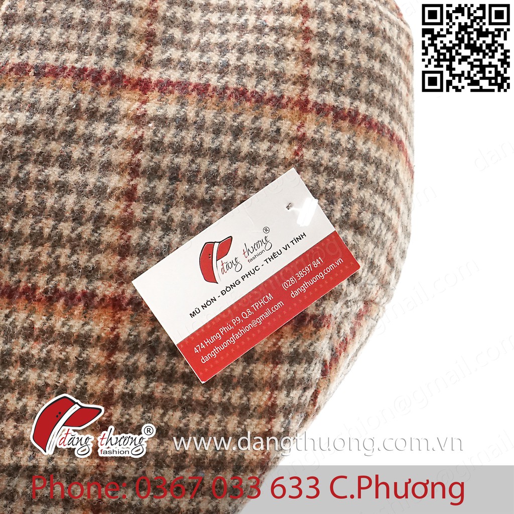 [SHIP HOẢ TỐC ] [CÓ SẴN]Mũ nồi nam DẠ DÀY DẶN caro bere beret nỉ dạ cho người trung niên, cao tuổi phong cách cổ điển