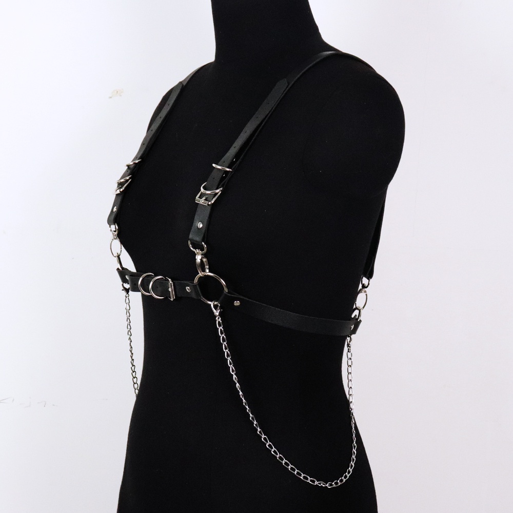 Đai Da Đeo Thắt Lưng Có Thể Điều Chỉnh Phong Cách Gothic Quyến Rũ Cho Nữ