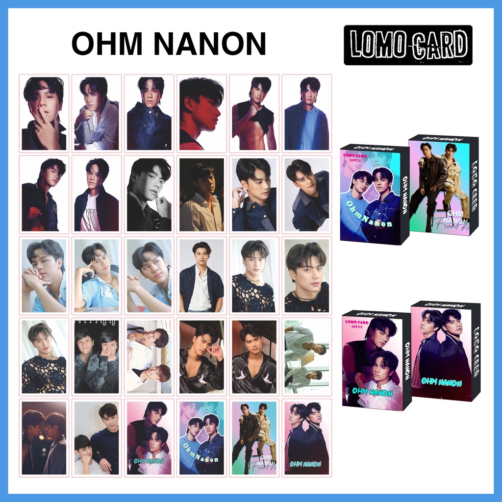 Bộ thẻ hình BrightWin OhmNanon BK-PP OffGun YINWAR EN OF LOVE Thai BL