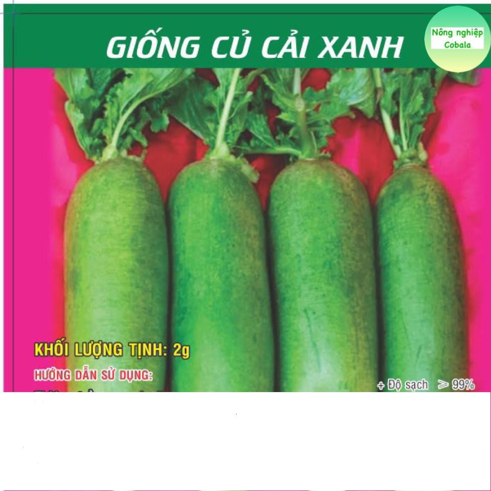 Hạt Giống Củ Cải Xanh 2gr