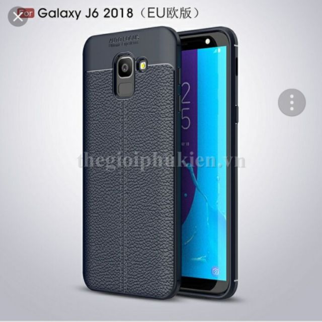 Ốp silicon vân da sam sung j6