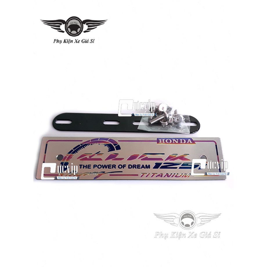 [Rẻ Vô Địch] - Full Bộ Bảng Tên Click Titan Loại Dày Kèm Pat Và Ốc MS1280