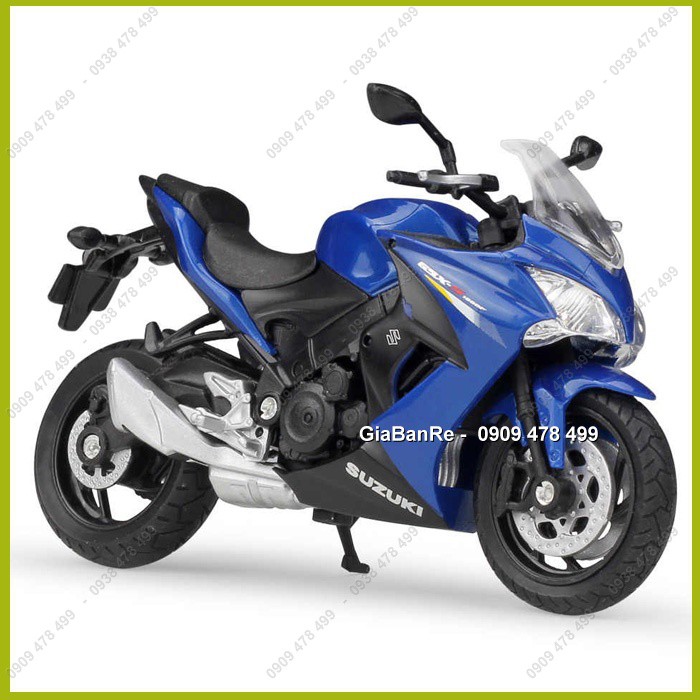 Xe Mô Hình Moto Suzuki GSX-S1000F Tỉ Lệ 1:18 - Welly - 8870