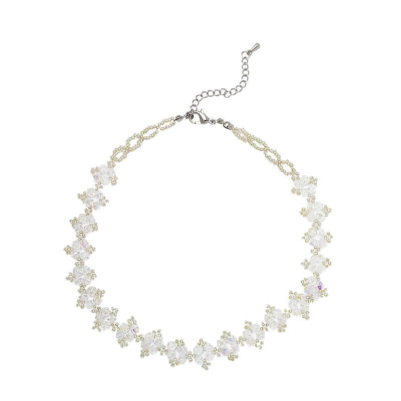 Vòng Cổ /Dây chuyền Pha Lê Phong Cách Hàn Quốc Cho Nữ