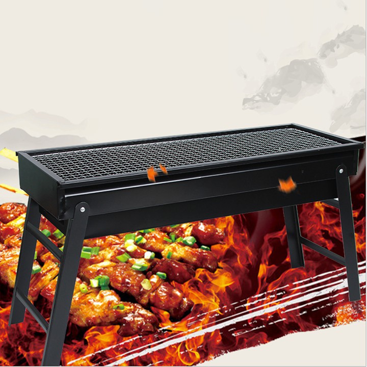 Bếp Nướng Than Hoa BBQ Ngoài Trời