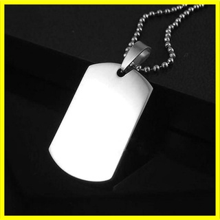 Thẻ bài lính dogtag inox 316 siêu xịn (ko khắc) | LƯU NIỆM 86