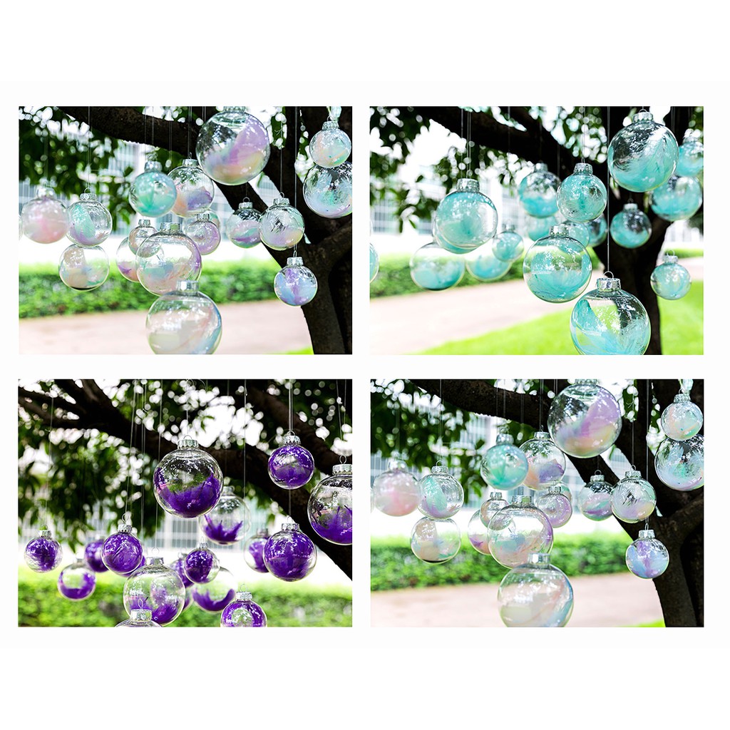 Set 100 Lông Vũ Nhiều Màu Sắc Dùng Để Trang Trí Tiệc