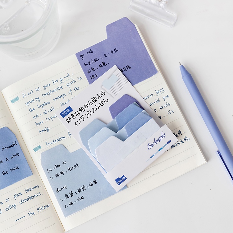 Giấy Ghi Chú Dạng Rời Màu Pastel Mới Lạ Để Làm Sổ Kế Hoạch Đánh Dấu Trang Sách Văn Phòng Trường Học