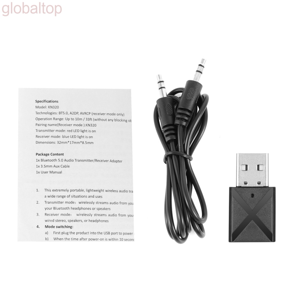 Thiết bị nhận truyền âm thanh Bluetooth 5.0 3.5mm