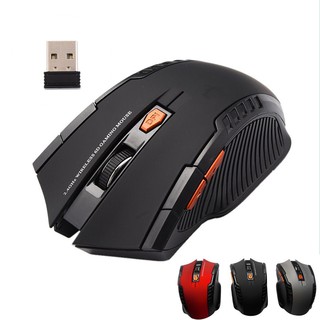 Chuột quang không dây chơi game 2.4Ghz cho laptop, PC