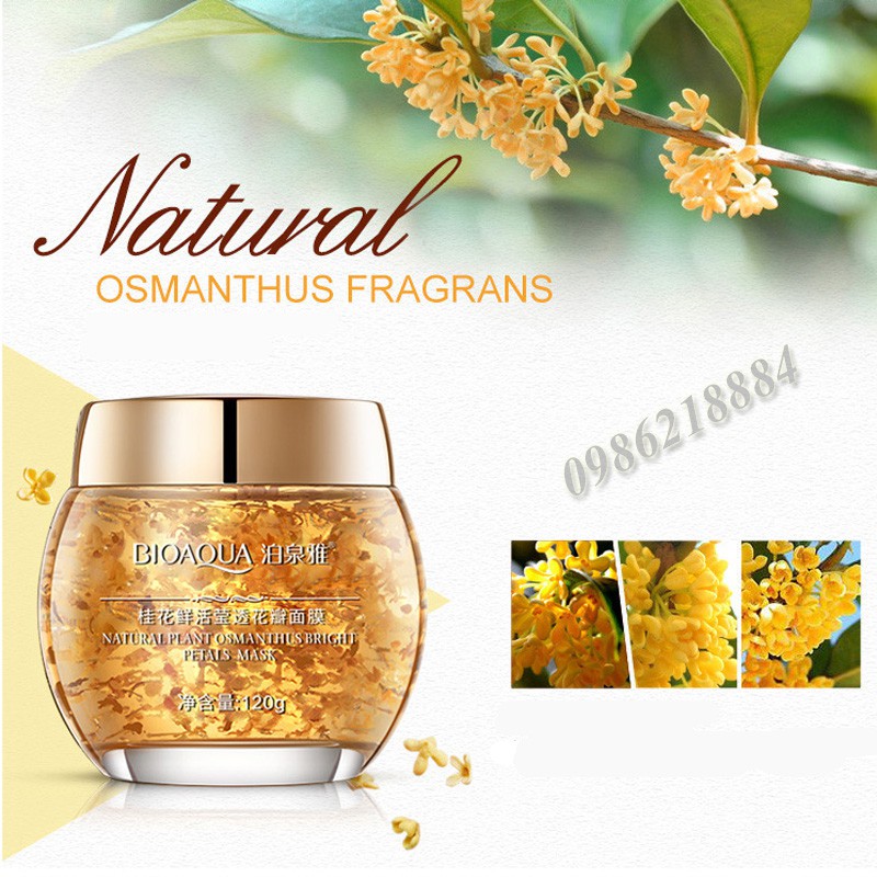 Mặt nạ hoa Mộc Tê Bioaqua Osmanthus Mask BOM12