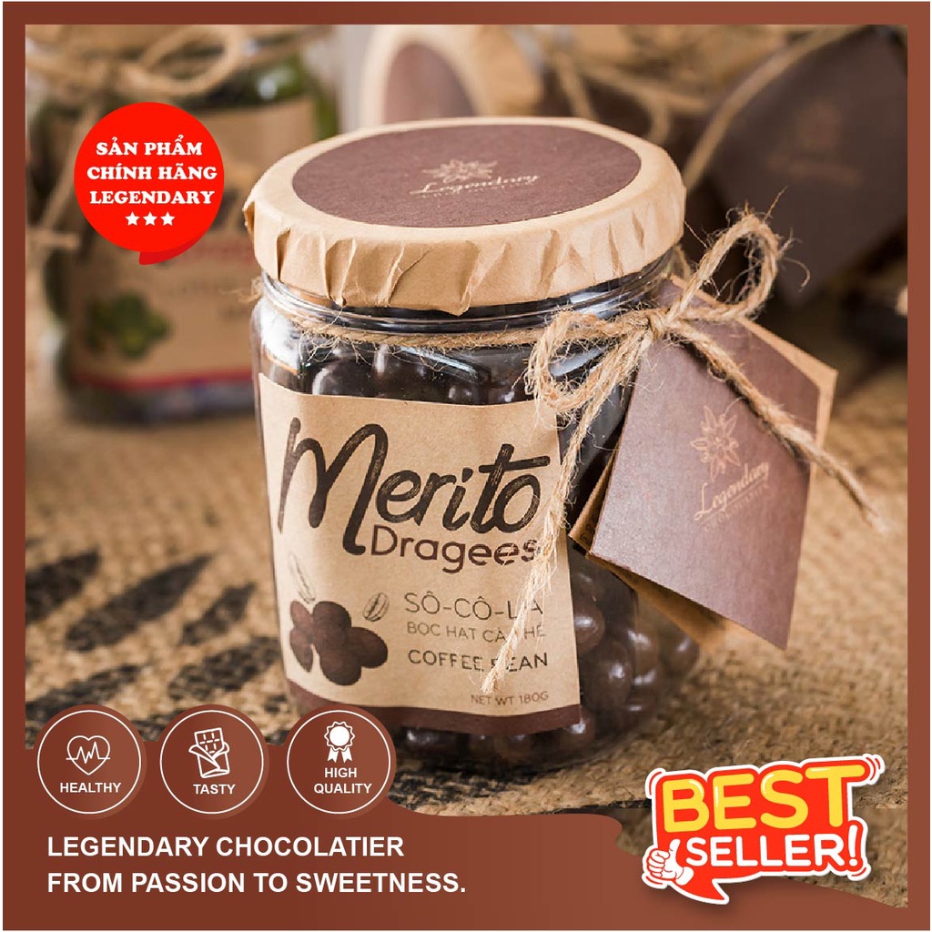 Socola bọc hạt Hũ 180g hấp dẫn cho mọi lứa tuổi giúp ngày làm việc tỉnh táo hơn Socola Legendary